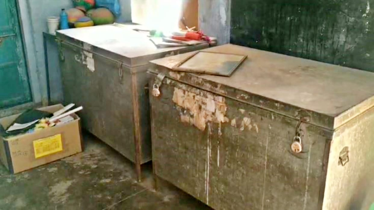 Neemkathana Locks broken for second time in 5 days in Government School Khetri