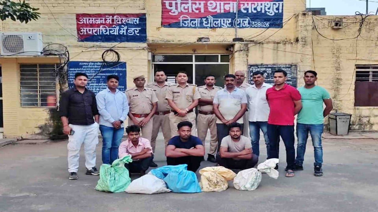 Gang stealing bells from temples caught in Dholpur