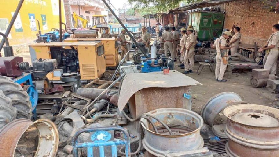 Stolen tractors from West UP reach Sambhal, eight people arrested
