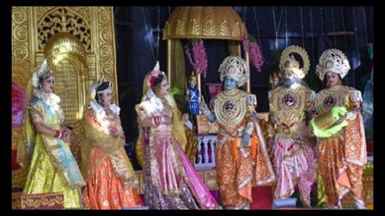 Moradabad Ramlila: सीता स्वयंवर देख श्रद्धालु भाव-विभोर, भगवान के धनुष तोड़ते ही जय श्री राम के लगे नारे