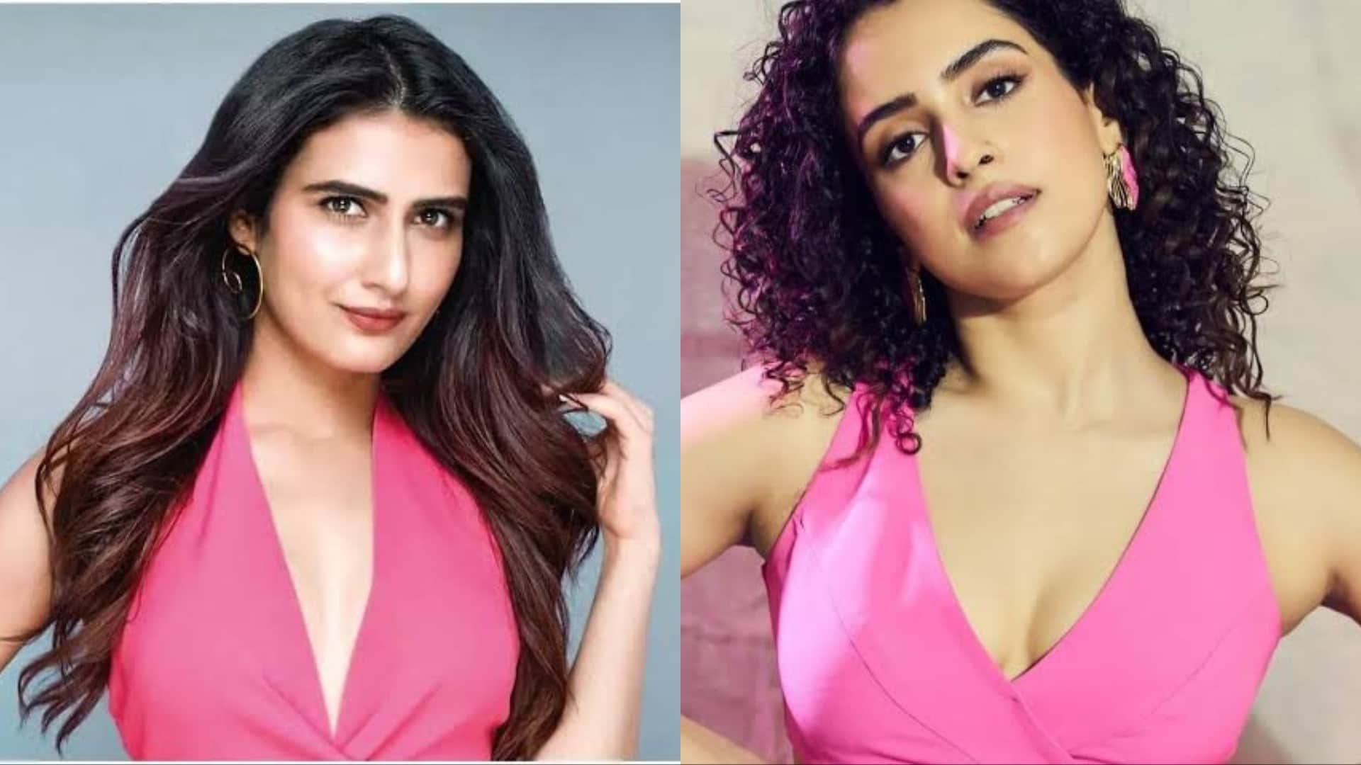 Fatima Sana Shaikh Sanya Malhotra seen together Sam Bahadur Made strong Friendship giving audition on Scooty