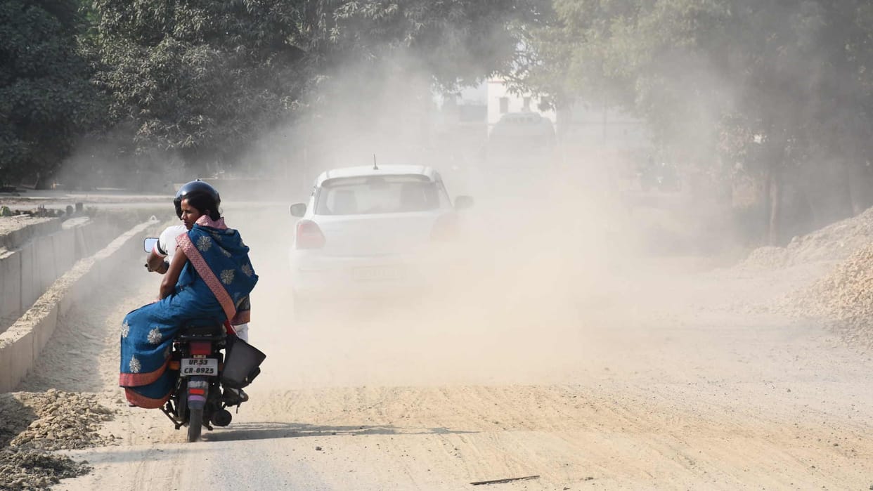 Air quality crosses danger level as weather changes