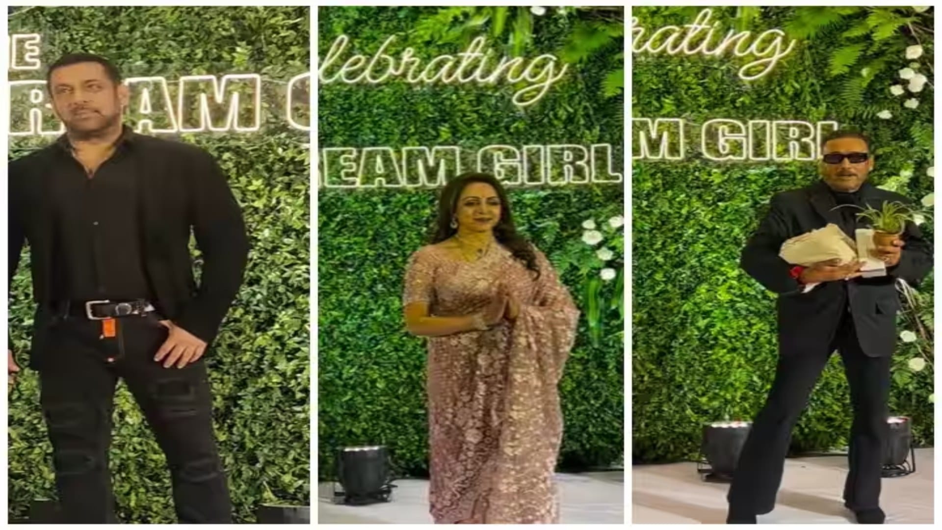 Hema Malini's 75th birthday bash salman khan to Rekha and Esha-deol Dharmendra see the party photos