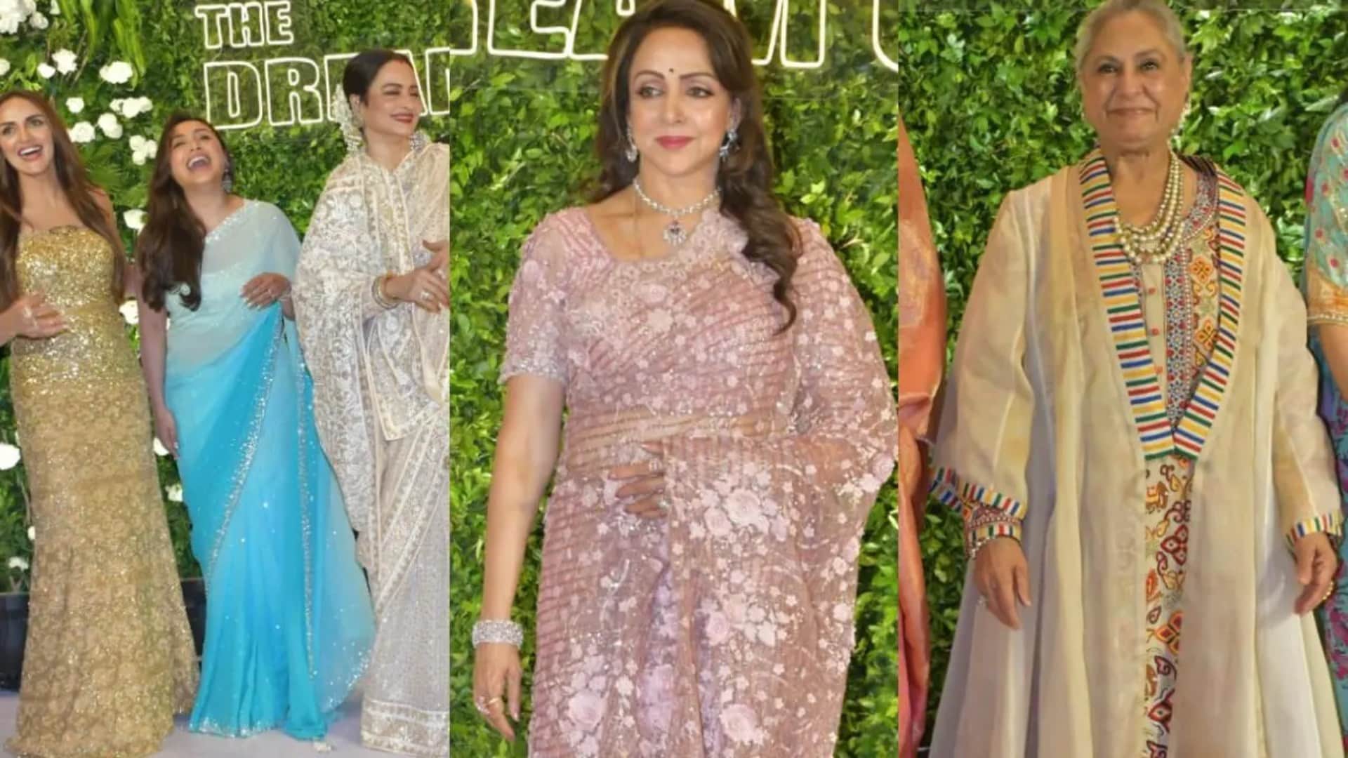 Hema Malini's 75th birthday bash salman khan to Rekha and Esha-deol Dharmendra see the party photos