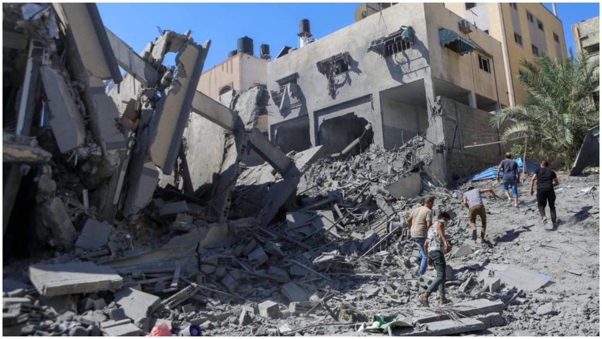 Humanitarian aid stopped at Egypt border situation dangerous Israel Hamas War