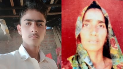 mother and son dies as pickup hits bike in shahjahanpur