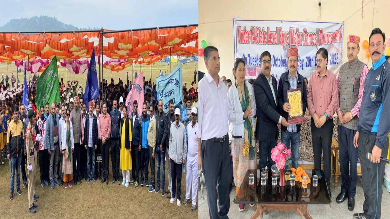 State level under-14 boys sports competition started amid rain in Sujanpur
