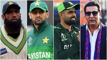 WC 2023: Pakistan Team Shoaib Malik asked Babar Azam to leave captaincy, Yusuf blasted Wasim Akram, know why