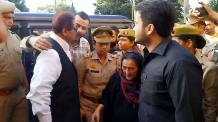 Azam Khan: Azam family reached court get bail 25 more cases, father and son serving seven years imprisonment