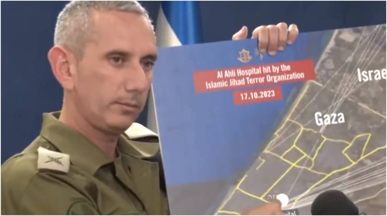 IDF releases audio recording of Hamas operatives talking about misfired rocket causing Gaza hospital blast