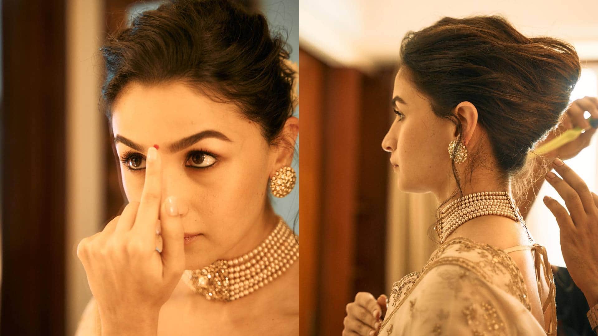 69th national film awards Alia Bhatt wedding saree look how to recreate wedding saree