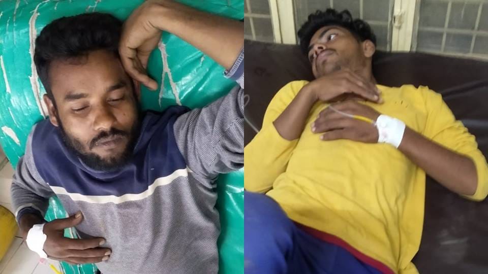 Police shot three robbers who were running away on bike