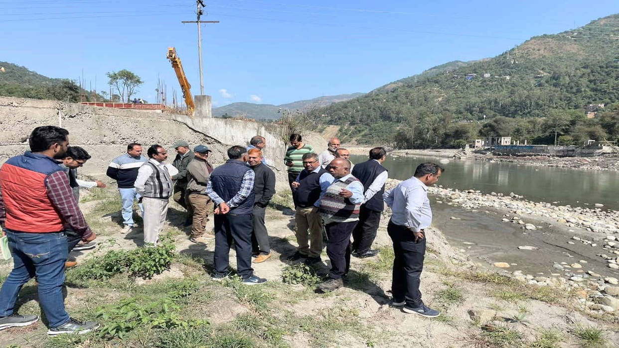 Central Water Commission team inspected Pandoh Dam