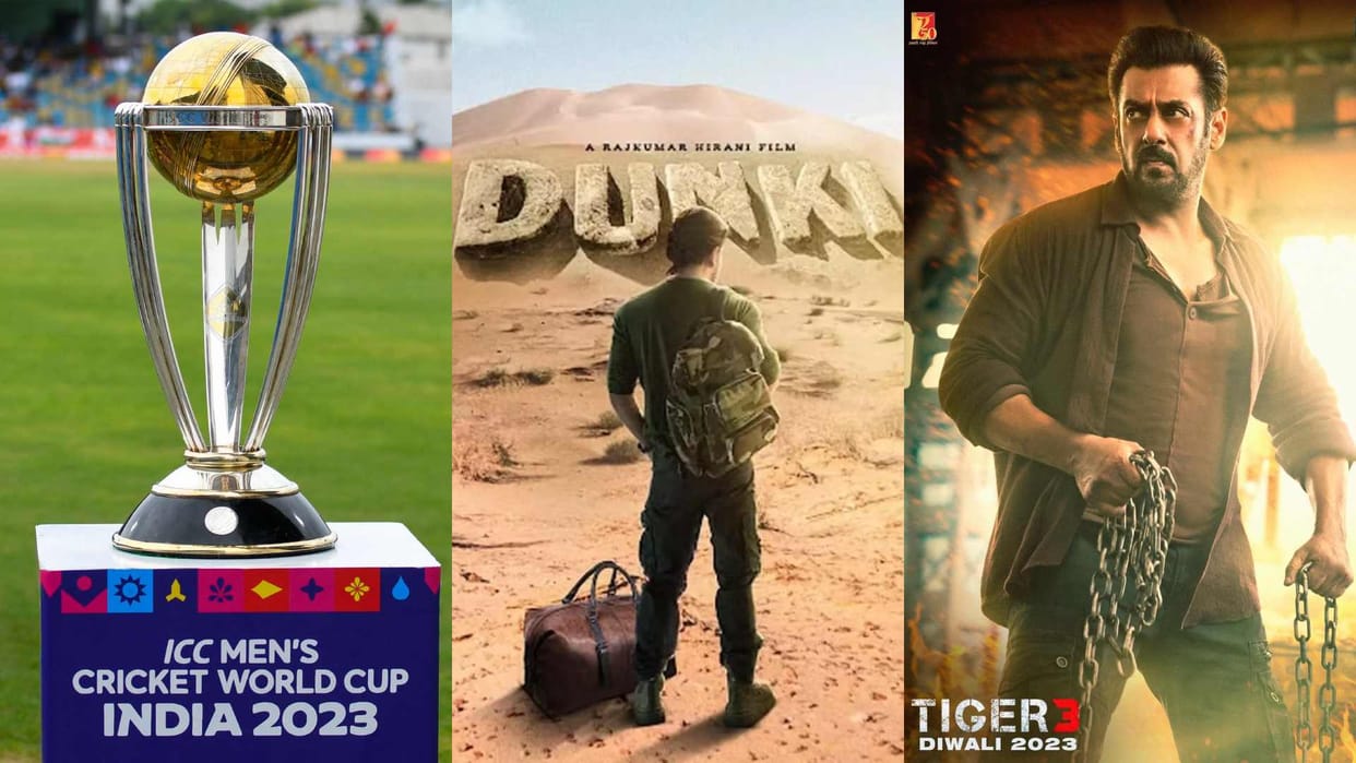 Dunki Teaser attached with salman khan film tiger 3 know shah rukh khan film world cup 2023 connection