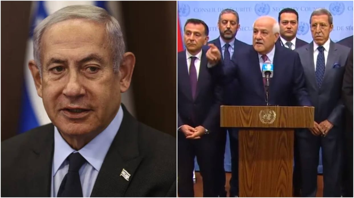 On Israel statement that hamas is responsible for the hospital attack Palestinian Ambassador said He is a liar