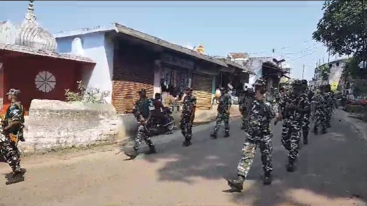 Rajgarh: Security tightened before assembly elections, Collector-SP took to the streets with police force