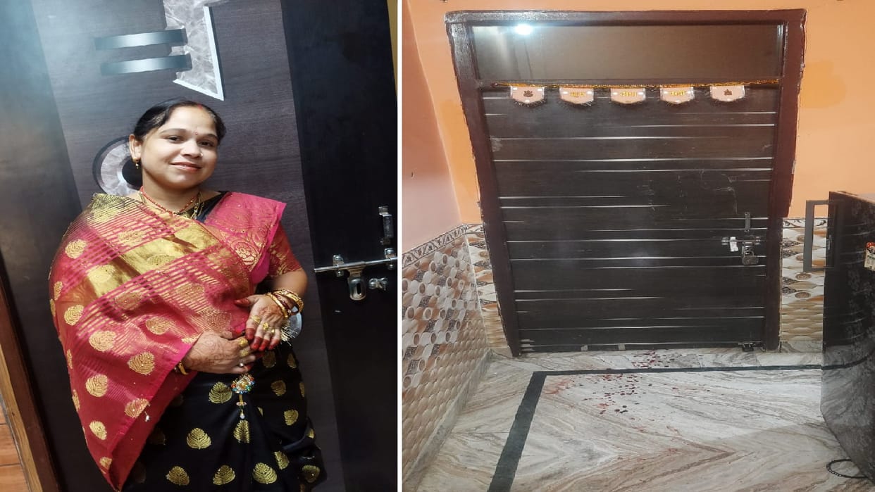 Woman brutally murdered by hitting her head inside house in Loni Ghaziabad