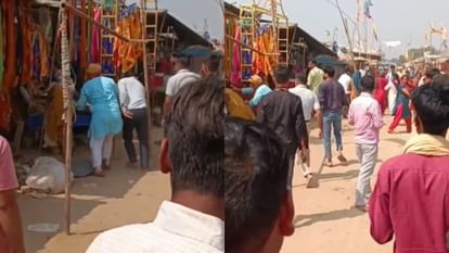 Bareilly: मनौना धाम के महंत ने महिला को मारा घूंसा, धक्का देकर गिराया, तख्त और ठेले पलटे; वीडियो वायरल Manauna Dham Mahant misbehaved with woman shopkeeper in Bareilly