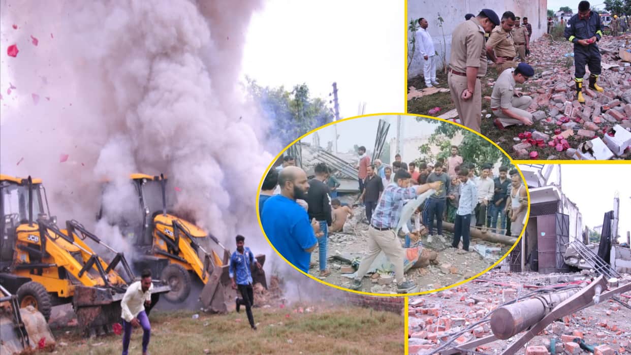 Blast in Factory: Illegal firecrackers were being made in the soap factory