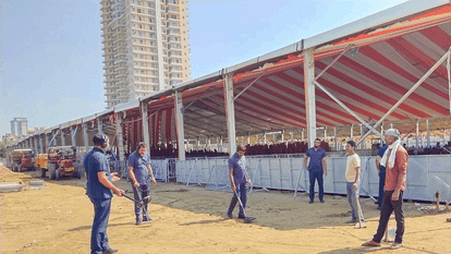 RapidX Rail photos Security tightened before PM Modi public meeting and SPG took stock in ghaziabad
