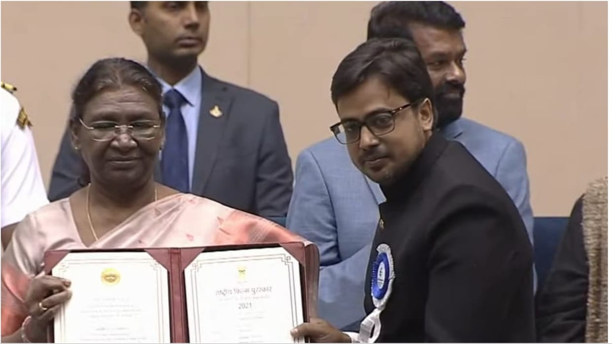 Haryana: Ateli's Manish Saini received the National Film Award