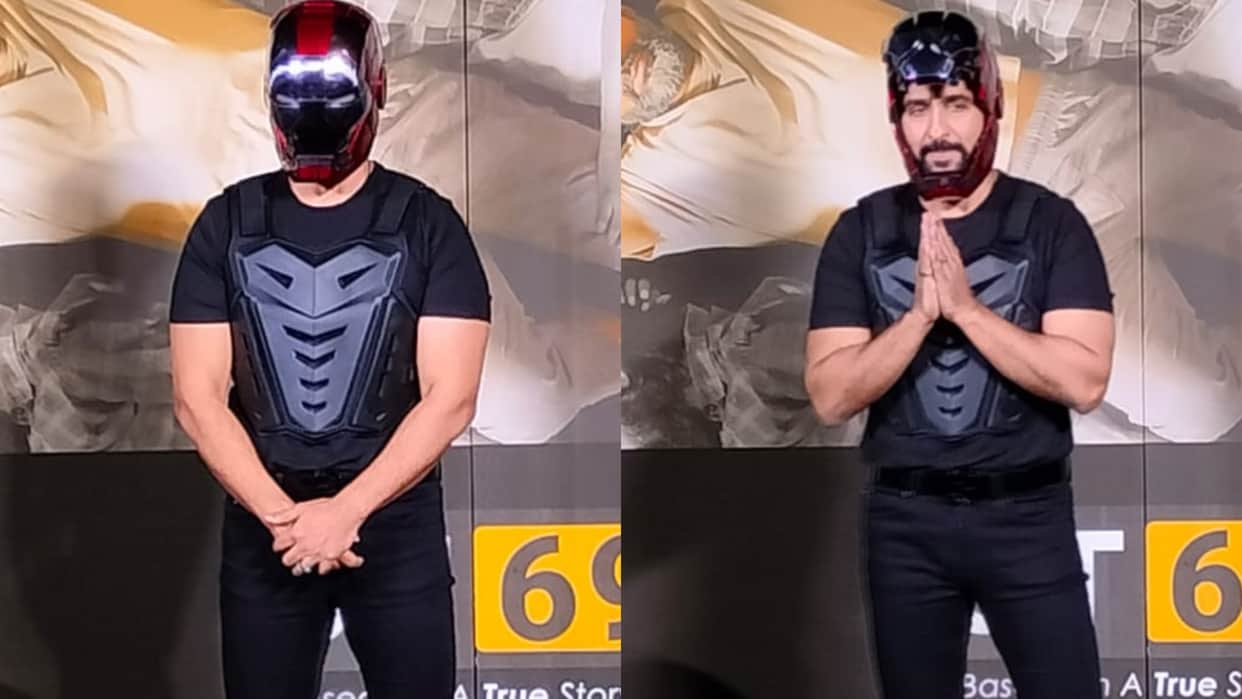 UT69 Trailer Launch Raj Kundra removed mask at event said without shilpa shetty he would never have survived