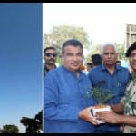 नितिन गडकरी ने फहराया देश का सबसे ऊंचा तिरंगा।