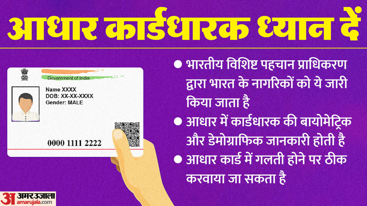 Aadhaar Card: Know the rules for updating name address in your Aadhaar