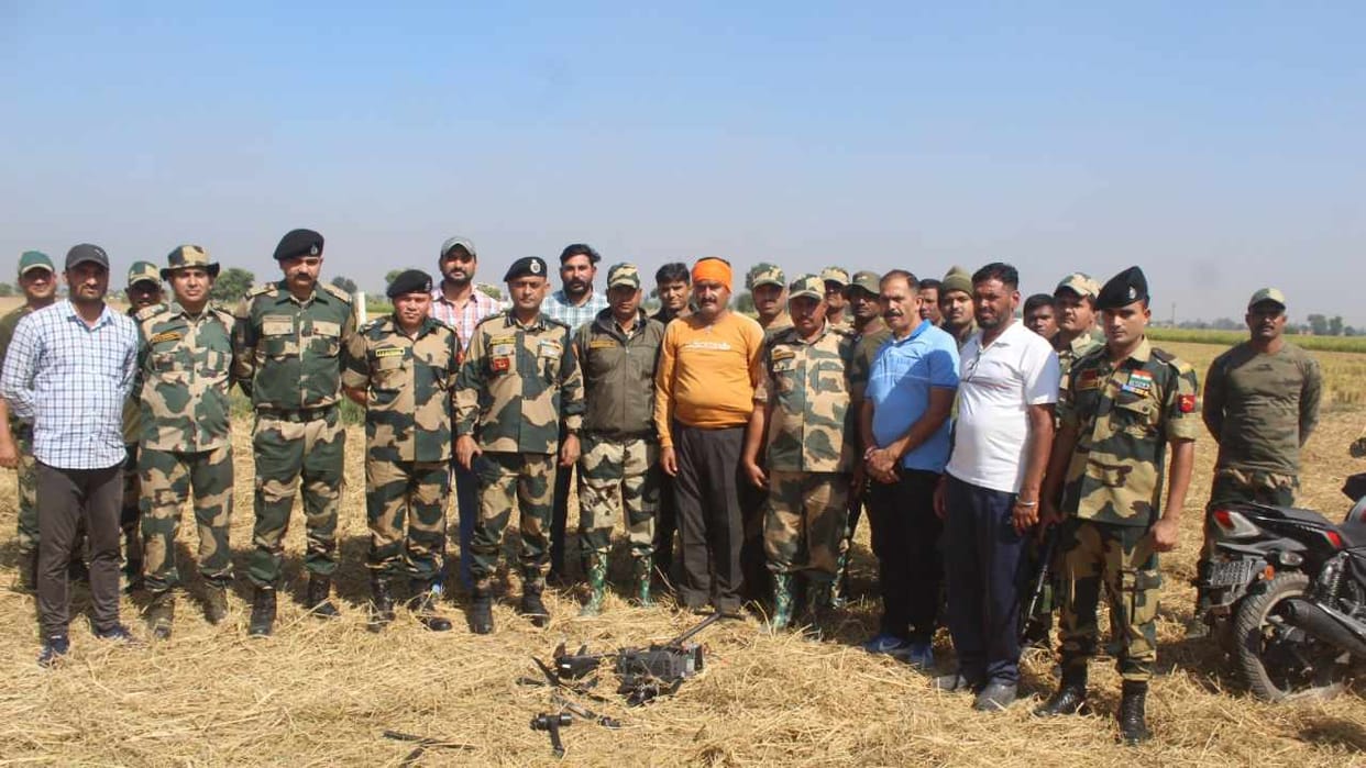 BSF recovered Pakistani drone in Tarn Taran