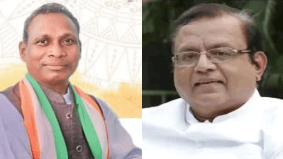 Congress gave ticket to Amitesh Shukla from Rajim and Janak Dhruv from Bindranavagarh