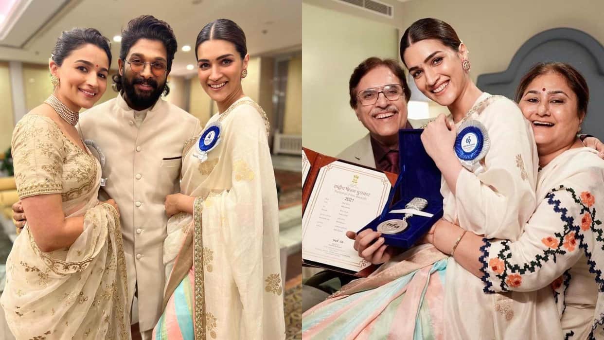 Kriti Sanon Ganpath actress mom retweeted Outsider Success Is Hushed slams bollywood and alia bhatt