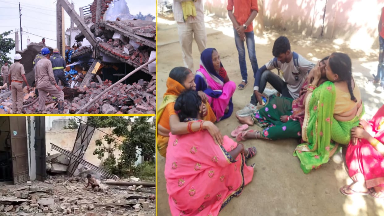 Blast In Factory: Workers were engaged in gunpowder work by lying, families kept crying after seeing deadbody