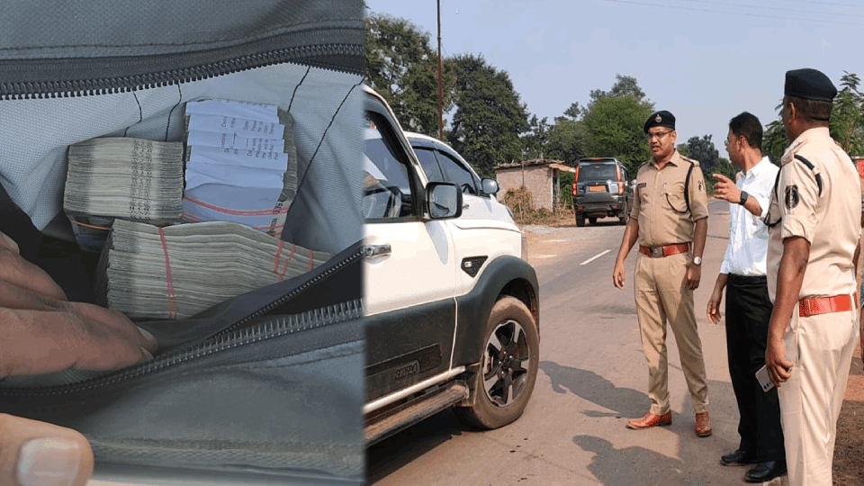 Collector and SP suddenly arrived to inspect the check post in Balod.