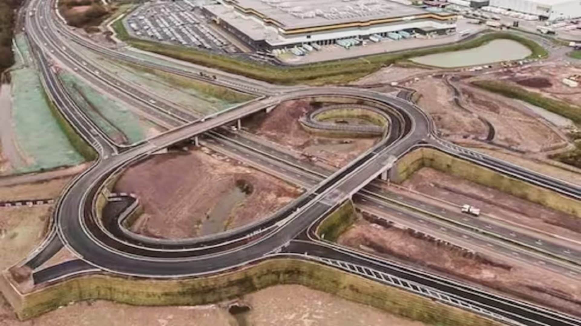 Britain national highway ghost junction cost 500 crore rupee but was never used