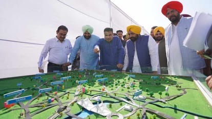 Union Minister Nitin Gadkari inspected Delhi Katra Expressway in Punjab