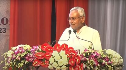 Bihar : राष्ट्रपति के सामने केंद्रीय राज्यमंत्री को सीएम नीतीश ने सुना दिया बहुत कुछ; एम्स पटना की प्रशंसा की President of India Draupdi murmu in Patna, CM Nitish Kumar targets Union minister at aiims patna convocation