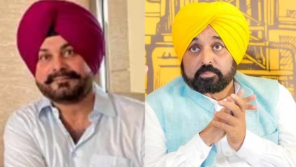 Punjab Congress leader Navjot Sidhu targeted CM Bhagwant Mann
