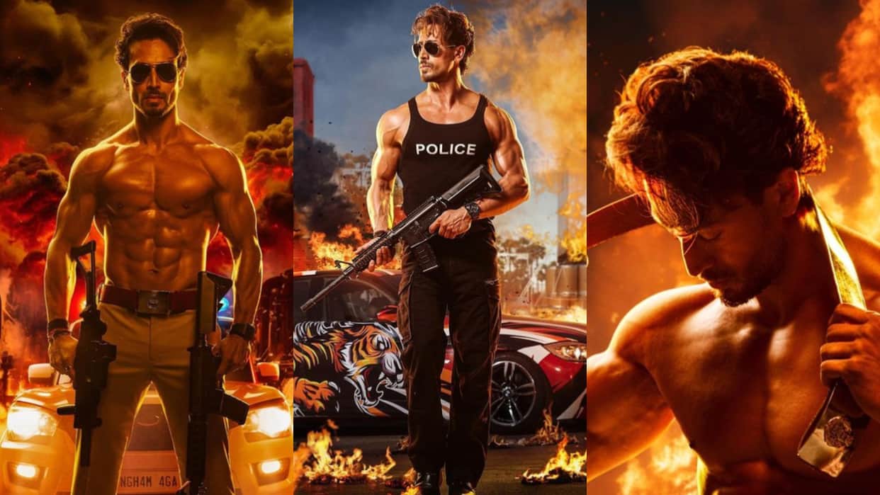 Singham Again Rohit Shetty Shares Ganapath actor Tiger Shroff first look as ACP Satya from ajay devgn film