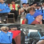 धर्मशाला पहुंचे टीम इंडिया के खिलाड़ी।