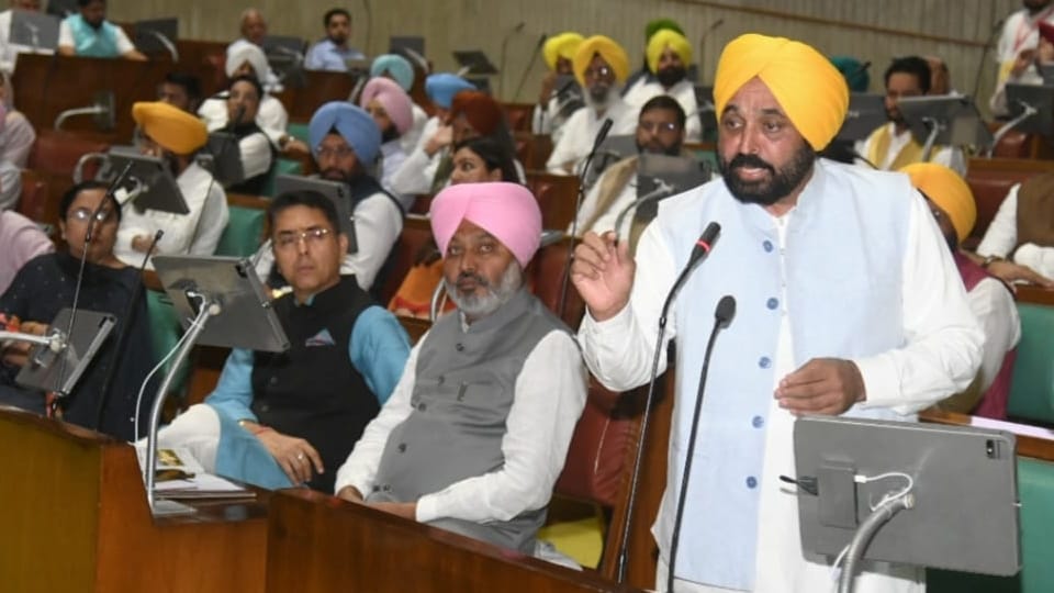 Special session of Punjab Assembly today all update news in hindi