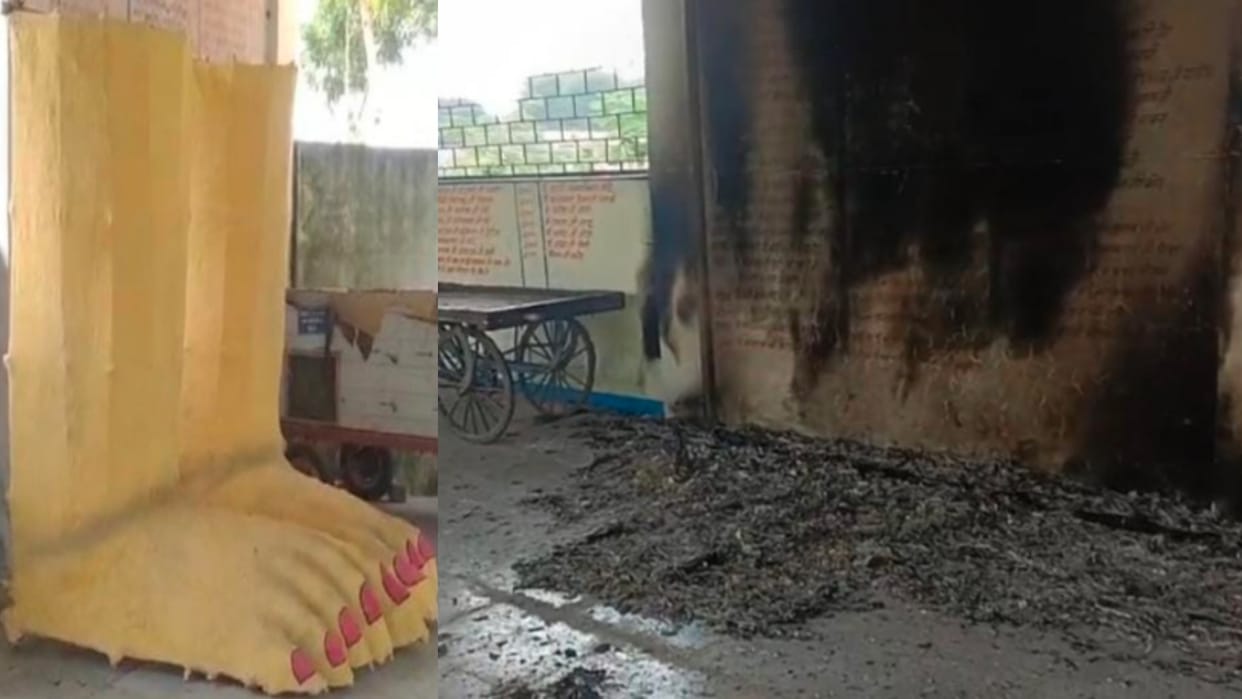 Ujjain: Ravana was burnt at the crematorium on the fifth day of Navratri, not Dussehra