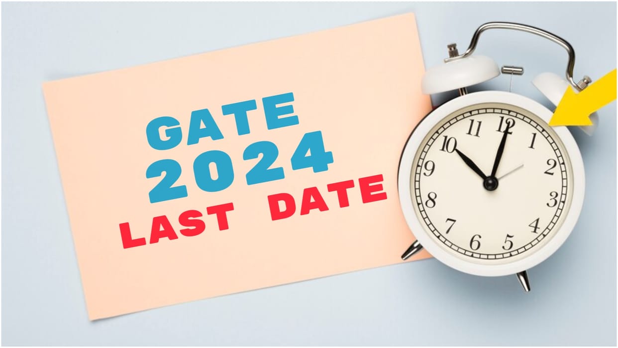 GATE 2024 application window with late fee closes today at gate2024.iisc.ac.in