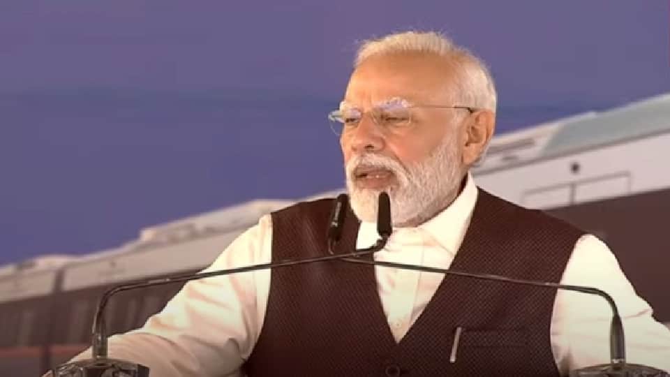 PM Narendra Modi apparent jibe at Pakistan over terrorism and Economic Crisis news and updates