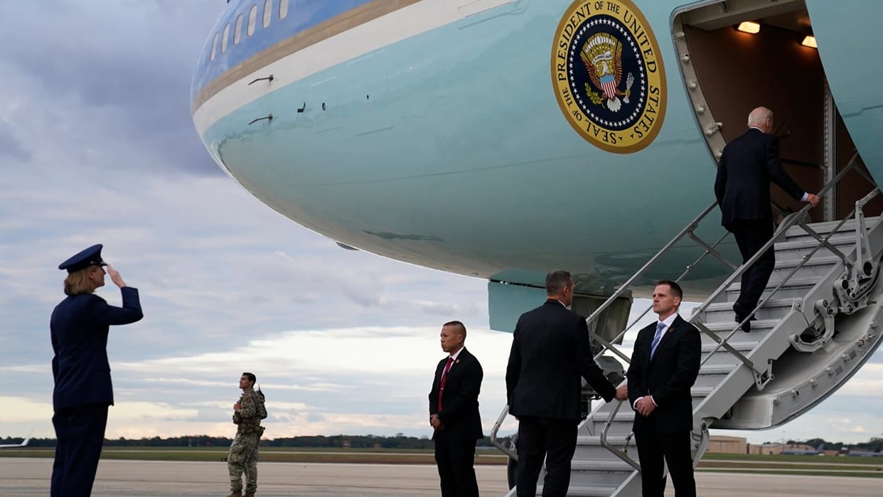 USA president joe biden israel visit was under risk of hamas attack first in war zone country