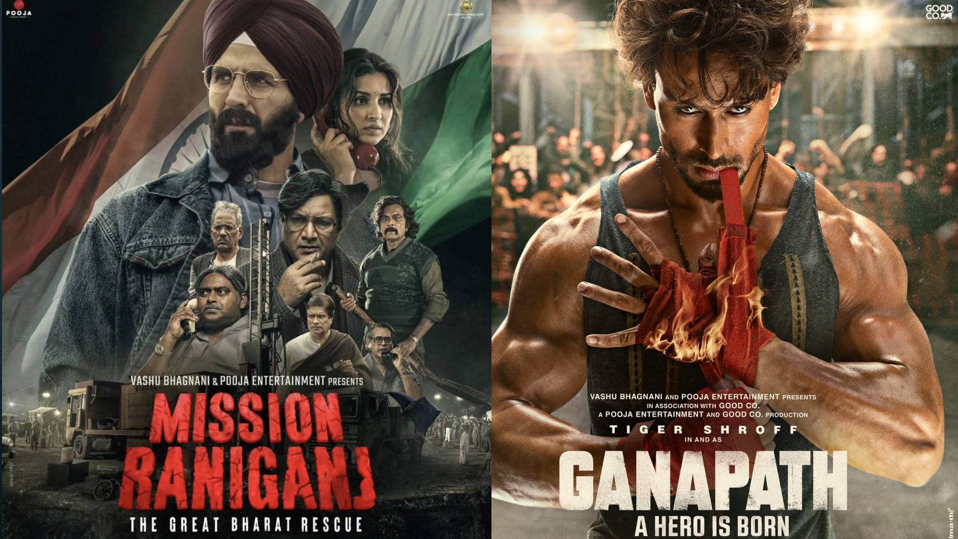 Pooja Entertainment Ganapath Day 1 Box Office Collection lowest in Tiger Shroff career heading for a disaster