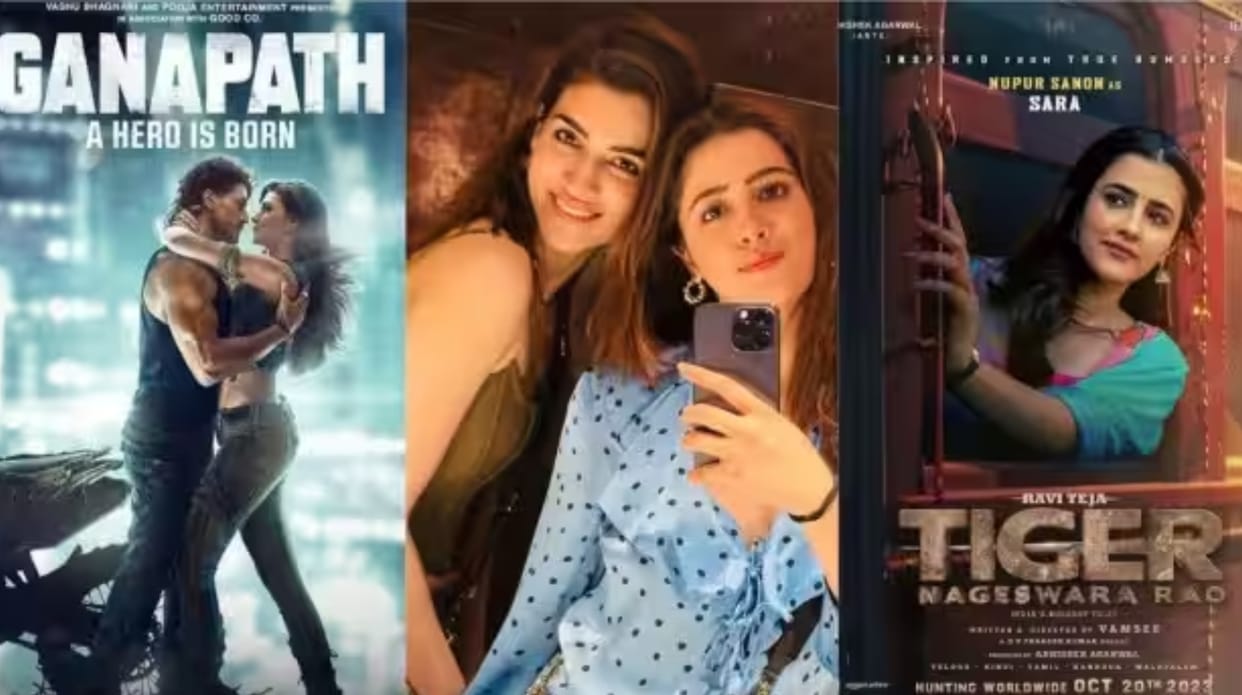 Nupur Sanon Reacts to Tiger Nageswara Rao clashing with Kriti Sanon Ganapath Says i am secure about my film
