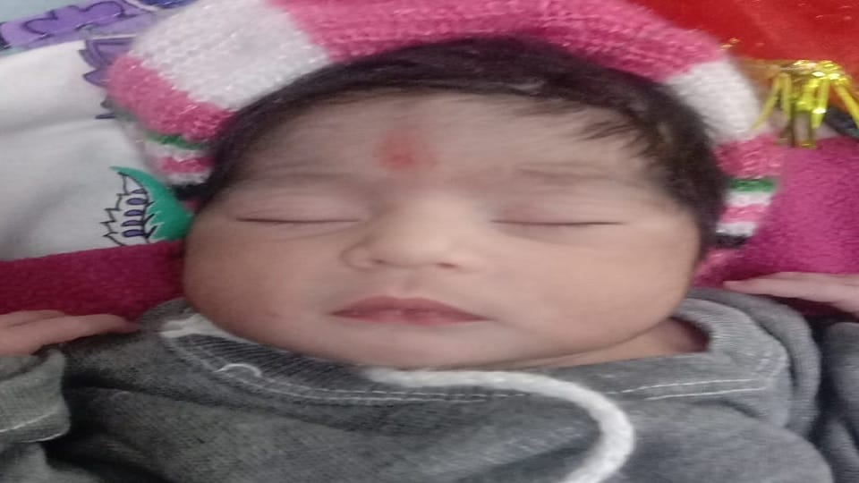 Mother love put to shame during Navratri in Panipat, two day old newborn found wrapped in cloth in temple