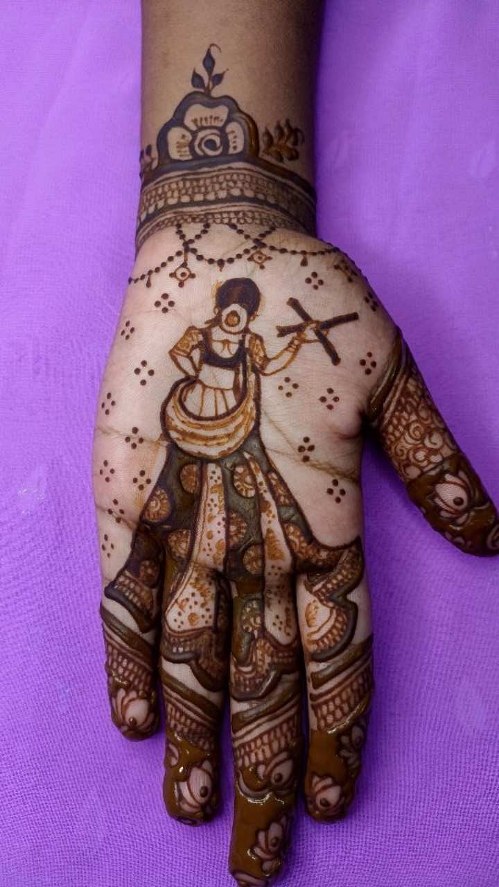 5-Minute Navratri 2022 Mehndi Designs: Quick and Beautiful Arabic Mehandi  Designs & Indian Henna Patterns To Apply on Hands for the First Day of  Navratri | 🛍️ LatestLY