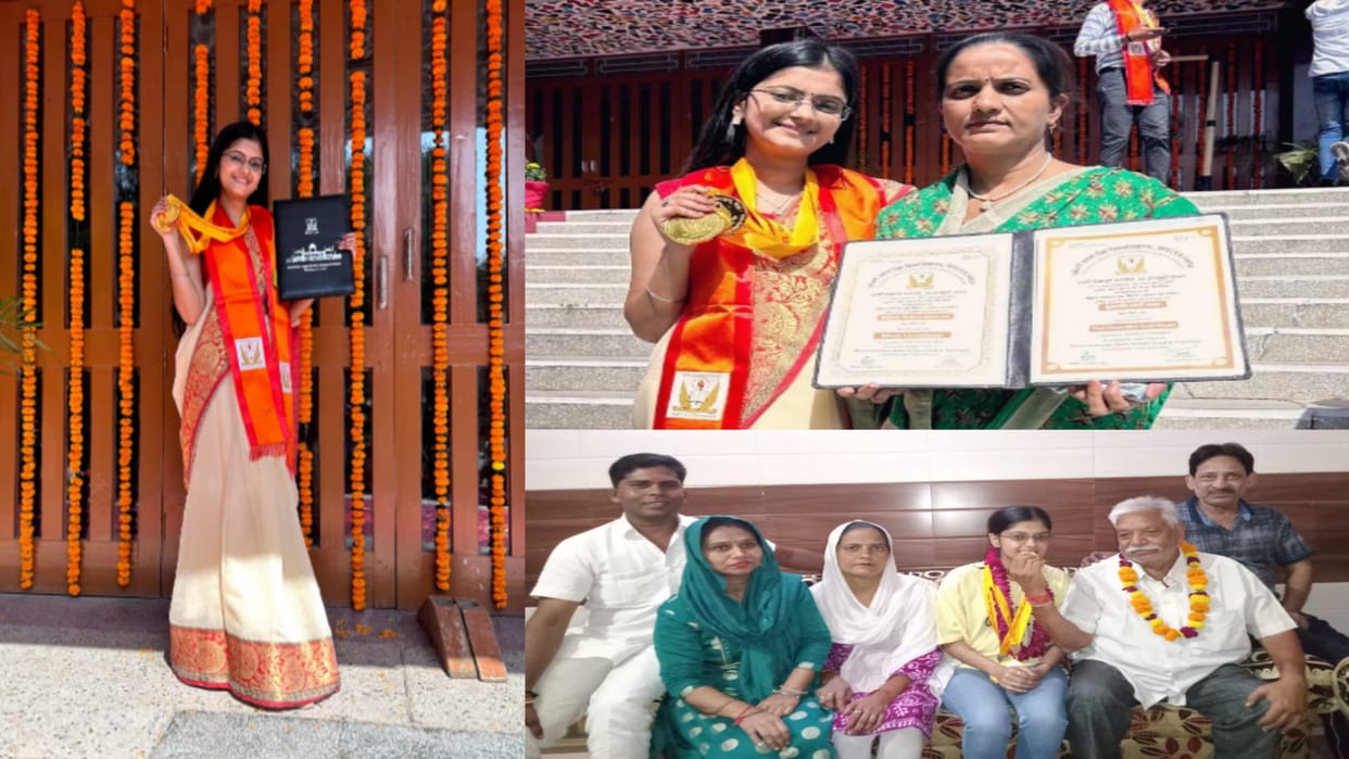 CCSU Convocation: MSc student Tanya Titoria gets two gold medals and wave of happiness in village