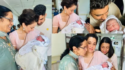 Kangana Ranaut: बुआ बनी कंगना रणौत, सोशल मीडिया पर पोस्ट की नन्हे मेहमान की तस्वीरें Kangana Ranaut become bua sahre pictures of Ashwatthama Ranaut on social Media